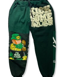 REMAKE ITEM | 90sのusedのスウェットを解体しパッチワークしたスウェットパンツ(スウェットパンツ)