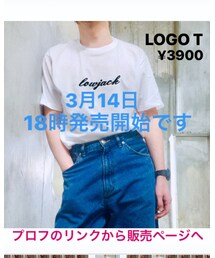 男女兼用シンプルロゴ刺繍T新発売 | その他