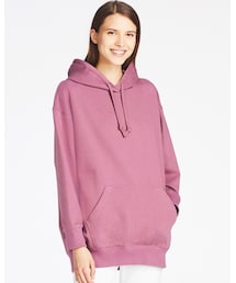 UNIQLO | ビッグスウェットプルパーカー(長袖)(パーカー)