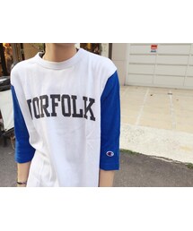 Champion | Champion印花七分袖T(Tシャツ/カットソー)