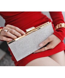 골드큐빅 클러치(クラッチバッグ)