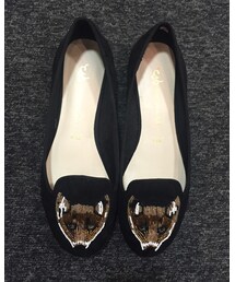 ライチ | ライチ きつね フラットシューズ(ビーチサンダル)