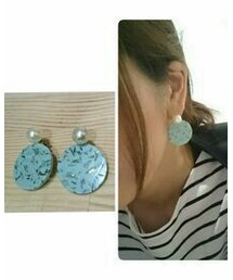 FREE'S MART | チョコミントみたいなピアス(ピアス（両耳用）)