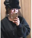 GU(ジーユー)の「帽子(キャスケット)」