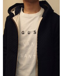 modem design | modemdesign　 ウールファブリックZIPパーカー（NAVY）(その他アウター)