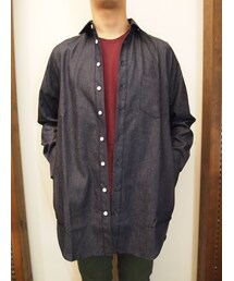 DISCOVERED | DISCOVERED　　LONG SHIRT(INDIGO) (シャツ/ブラウス)
