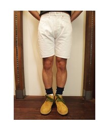.efiLevol | .efiLevol  HIGH SPEC USED LOOK DENIM SHORTS（WHITE） (その他パンツ)