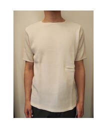 Back Alley Old Boys | BackAlleyOldBoys オーガニックコットンワッフル半袖Tシャツ(NATURAL) (Tシャツ/カットソー)