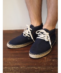 three generations | Three Generasions キャンバスジュートソールシューズ(NAVY)(スニーカー)