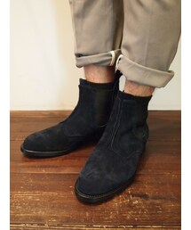DISCOVERED | DISCOVERED(ディスカバード) CHELSEA BOOTS(NAVY) (ブーツ)