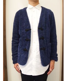 superNova. | superNova. Frog Buttun Cardigan(NAVY×BLACK)(カーディガン/ボレロ)