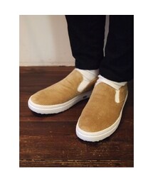 DISCOVERED | DISCOVERED SLIP-ON(BEIGE)(スニーカー)