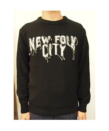 DISCOVERED | DISCOVERED　LOGO KNIT(BLACK) 　(ニット/セーター)