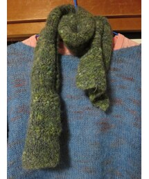 祖母のマフラー？手編み　　だと思う。。(その他)