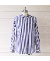 BLACK&BLUE | ZIPシャツ ロンドンストライプ(シャツ/ブラウス)