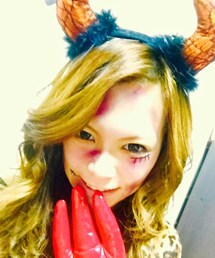 ゾンビメイク | シャドー混ぜ合わせて至る所に塗っただけのお手軽ゾンビ...本格的じゃない、、、(その他)