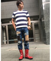 別アングル 上着なし ☔️ | Tシャツ/カットソー