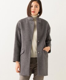 ADAM ET ROPE' | チェスター&スタンドカラー2wayコート(チェスターコート)