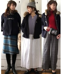 Te chichi | テチチ　ダッフル着回し💕(ダッフルコート)