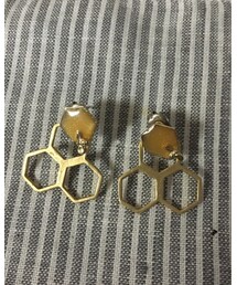 蜂の巣と蜂のピアス | ピアス(両耳用)