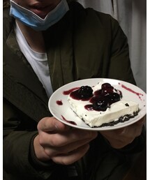 三男が長男に捧げるレアチーズケーキ❤️ | 食器/キッチン