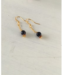 ADGNO///// | ブルーゴールドストーンのピアス💕 アッガノ　　https://adgno.fashionstore.jp/(ピアス（両耳用）)