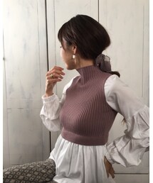 らいおんどーる | スクウェア淡水パールピアス ❁ フリンジ 2way   フリーサイズ9号　卒園入園卒業入学フォーマルシンプル揺れるスイング #minne https://minne.com/items/25518871(ピアス（両耳用）)