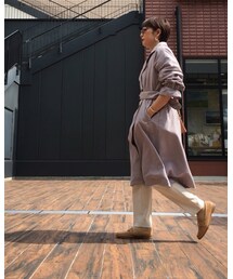 横 | トレンチコート