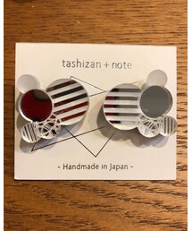 tashizan+note | (ピアス（両耳用）)