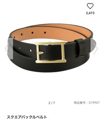 GU | スクエアバックルベルト(ベルト)