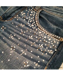 Abercrombie&Fitch | 亮鑽牛仔褲(デニムパンツ)