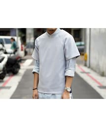 plain-me | 太空棉T(Tシャツ/カットソー)