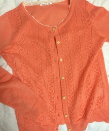 オレンジカーデ(カーディガン/ボレロ)
