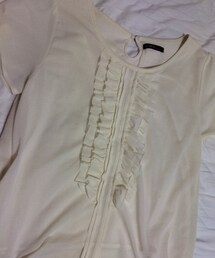 ホワイトトップス(Tシャツ/カットソー)