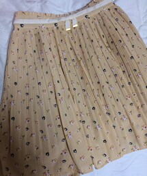花柄ベージュスカート(スカート)