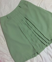 膝丈スカート
グリーン(スカート)