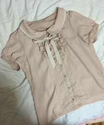 リボン付きブラウス
ピンク(シャツ/ブラウス)