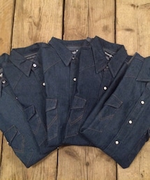 Wrangler | 90s WRANGLER DENIM WESTERN SHIRT DEAD STOCK(シャツ/ブラウス)