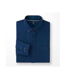 UNIQLO | MEN デニムシャツ（長袖）(シャツ/ブラウス)
