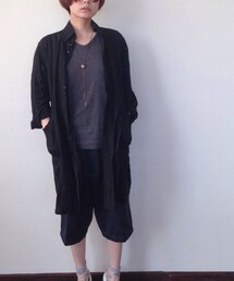 nisica | nisicaリネンシャツ(シャツ/ブラウス)