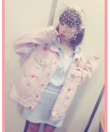 BUBBLES | TGCでSilentSirenのあいにゃんが実際に着てたものです♡(デニムジャケット)