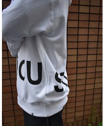 DOUBLE STEAL | under Logo 裏毛パーカー(パーカー)