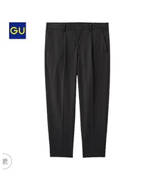 GU | タックアンクルパンツ(ストライプ)(パンツ)