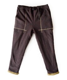 Bernabeu リサイクルインレイツイード×マイクロファイバーボア アンクルカットテーパード(その他パンツ)