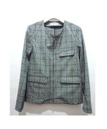 Bernabeu | C/Li OX ノーカラーJKT(ノーカラージャケット)