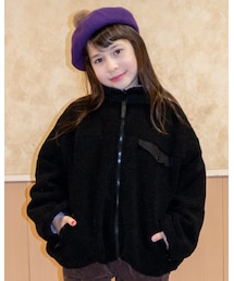 しまむら | 🖤ボアブルゾン 140cm(ブルゾン)