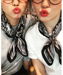 このスカーフほんと可愛いです | ファッション雑貨