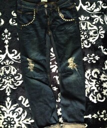 Ungrid | ダークサルエル(デニムパンツ)