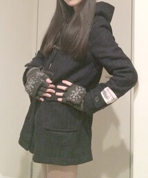 dazzlin | ハリスツイードダッフルコート(ジャケット/アウター)