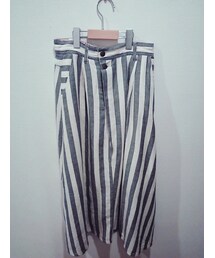 ストライプマキシスカート(スカート)